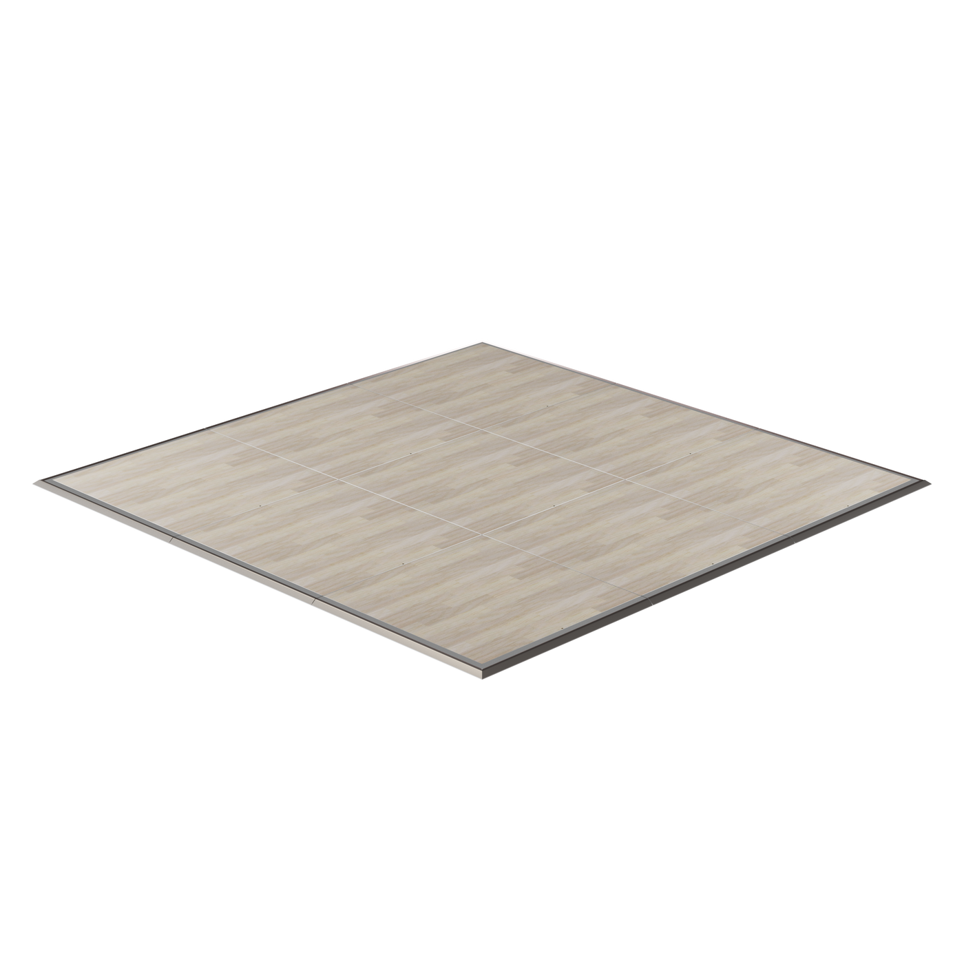 California Portable Dance Floor | Maple Plank Laminate Kit | 4'x4' Panels