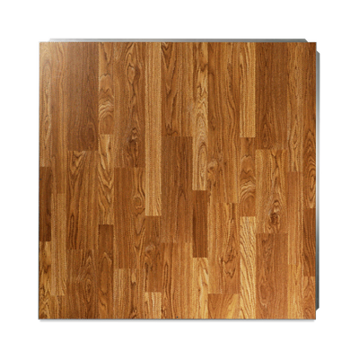 California Portable Dance Floor | New England Plank and White Checker Laminate Kit | 4'x4' Panels