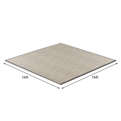 California Portable Dance Floor | Maple Plank Laminate Kit | 4'x4' Panels