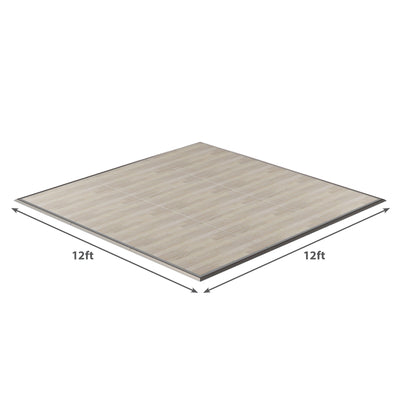 California Portable Dance Floor | Maple Plank Laminate Kit | 4'x4' Panels